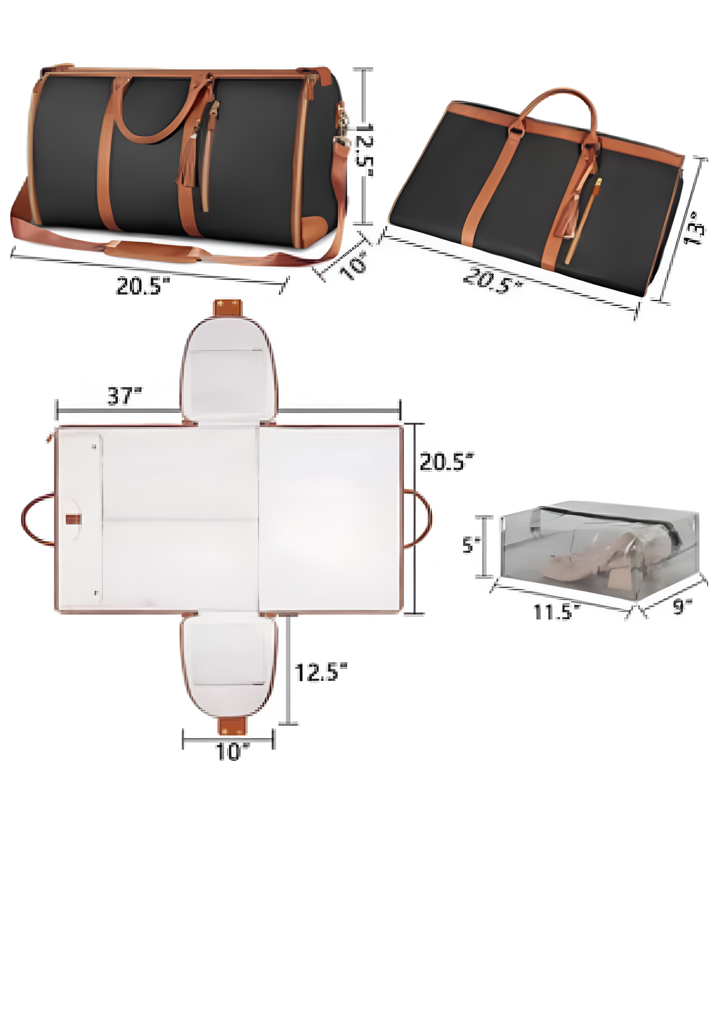 The Travella Folding Duffle Bags